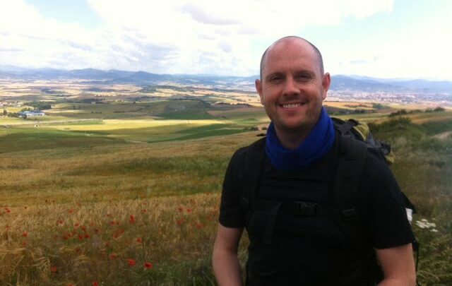 Writer and story producer Ciaran Hayden in the countryside